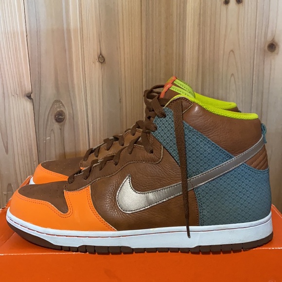 2007 Nike dunk high premium orange blaze - Picture 5 of 16